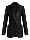Etro Jacquard Blazer In Black