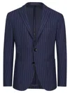 Etro Men's Basic Knit Blazer In Blue