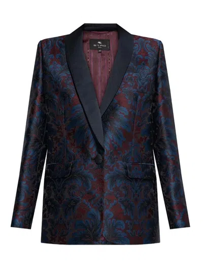 Etro Jacket In Blue