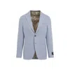 Etro Single-breasted Blazer In Blue