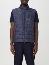 Etro Down Jacket Vest In Blau