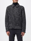 Etro Jacquard Bomber Jacket In Gray