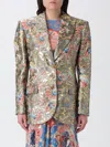 Etro Jacket With Flap Pockets In Multi