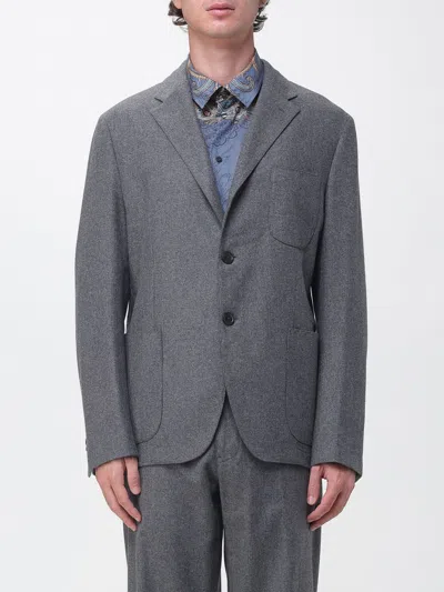 Etro Jacket Men Color Grey In Gray