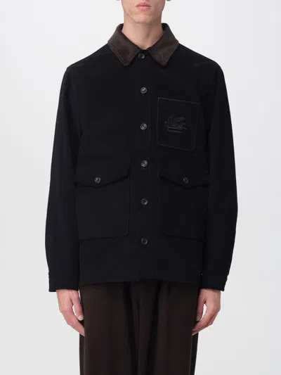 Etro Jacket Men  In Black