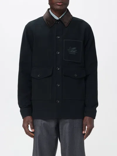 Etro Jacket Men  In Black