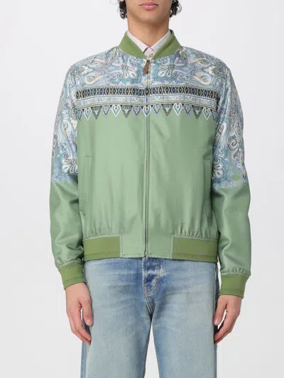 Etro ジャケット  メンズ カラー グリーン In Green