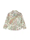 Etro Giacca Denim Con Stampa Paisley In Multicolour