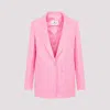 Etro Single-breasted Silk Linen Blazer Jacket