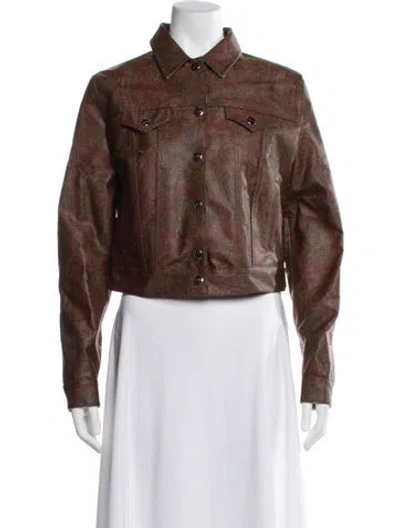 Pre-owned Etro Jacket W/ Tags In Burgundy