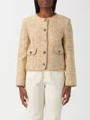 Etro Tweed-effect Cropped Jacket In Multi
