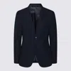 Etro Tailored Single-breasted Blazer With Notch Lapel In Blue