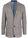 Etro Structured Wool Blazer With Notch Lapels In .