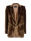 Etro Velvet Jacket In Brown