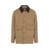 Etro Stylish Jacket With Chest Pocket And Flap Pockets In Neutral
