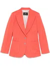 Etro Paisley-jacquard Blazer In Orange
