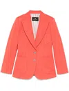 Etro Paisley-jacquard Blazer In Orange