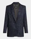 Etro Single-breasted One Button Jacket