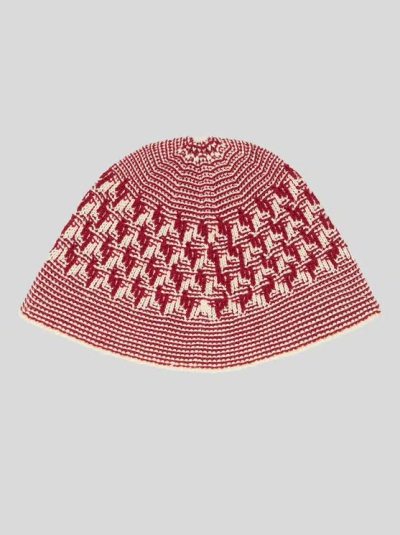 Etro Jacquard Beanie In Red