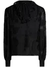 Etro Jacquard Blouse In Black