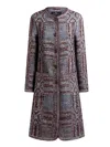 Etro Textured Fabric Long Sleeves Front Pockets In Neutral