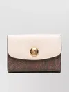 Etro Jacquard Canvas Panelled Flap Wallet