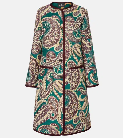 ETRO REVERSIBLE JACQUARD COAT