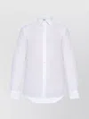 Etro Cotton Jacquard Shirt With Gecko Motif In White