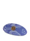 Etro Jacquard Denim Hair Clip