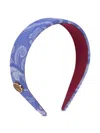 Etro Floral-jacquard Denim Hair Band