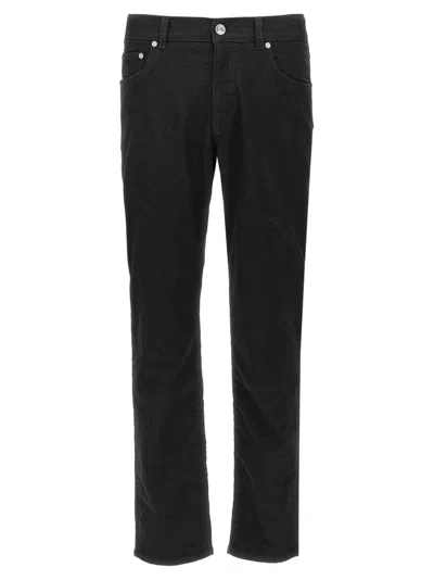 Etro Black Jacquard Jeans