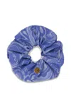 Etro Jacquard Denim Scrunchie