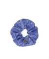Etro Jacquard Denim Scrunchie