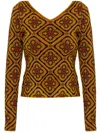 Etro Floral-jacquard Knitted Jumper