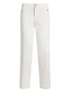 Etro Jacquard Flared Trousers In White