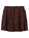 Etro Jacquard Floral Patterned Skirt In Brown