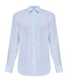Etro Floral Jacquard Button-up Shirt In Blue