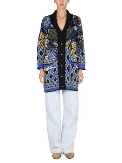 ETRO ETRO JACQUARD KNIT COAT