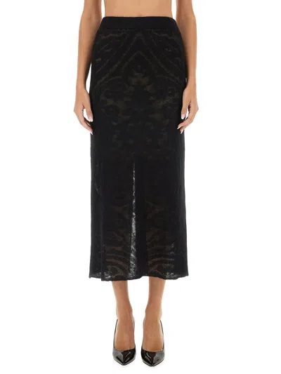 ETRO JACQUARD KNIT SKIRT