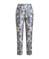 Etro Blue Neutral Pants In Gray