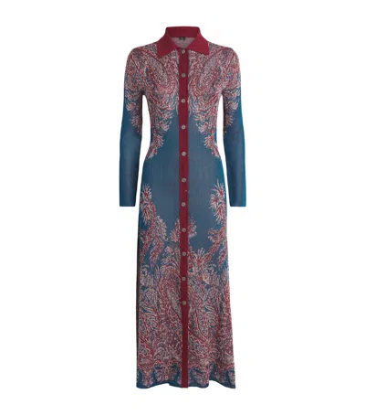 ETRO JACQUARD MAXI CARDIGAN