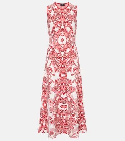 ETRO JACQUARD MIDI DRESS