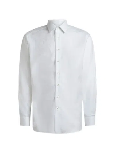 Etro Jacquard Paisley Shirt In White