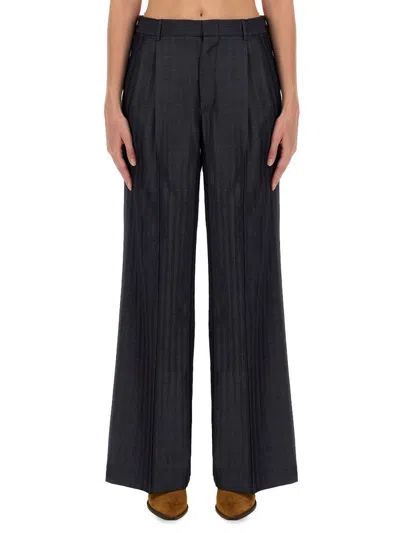 Etro Jacquard Pants In Black