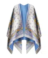 Etro Jacquard Pattern Shawl In Gray
