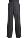 ETRO JACQUARD PLEATED STRAIGHT-LEG TROUSERS