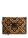 Etro Jacquard Pouch In Black