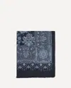 Etro Men Jacquard Scarf In Blue
