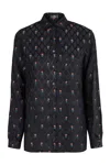 Etro Floral Diamond Grid Shirt