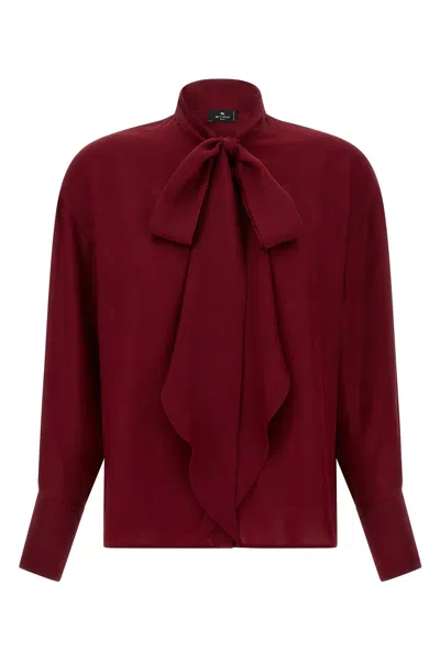 ETRO JACQUARD SILK BLOUSE